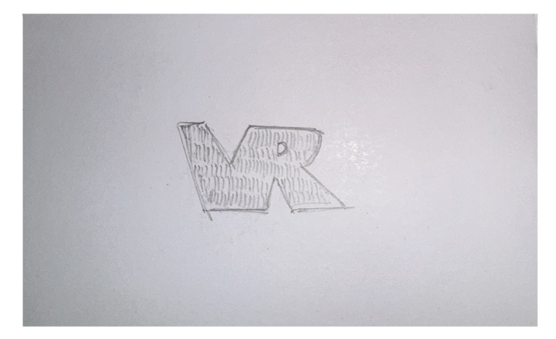 Hand-drawn business card